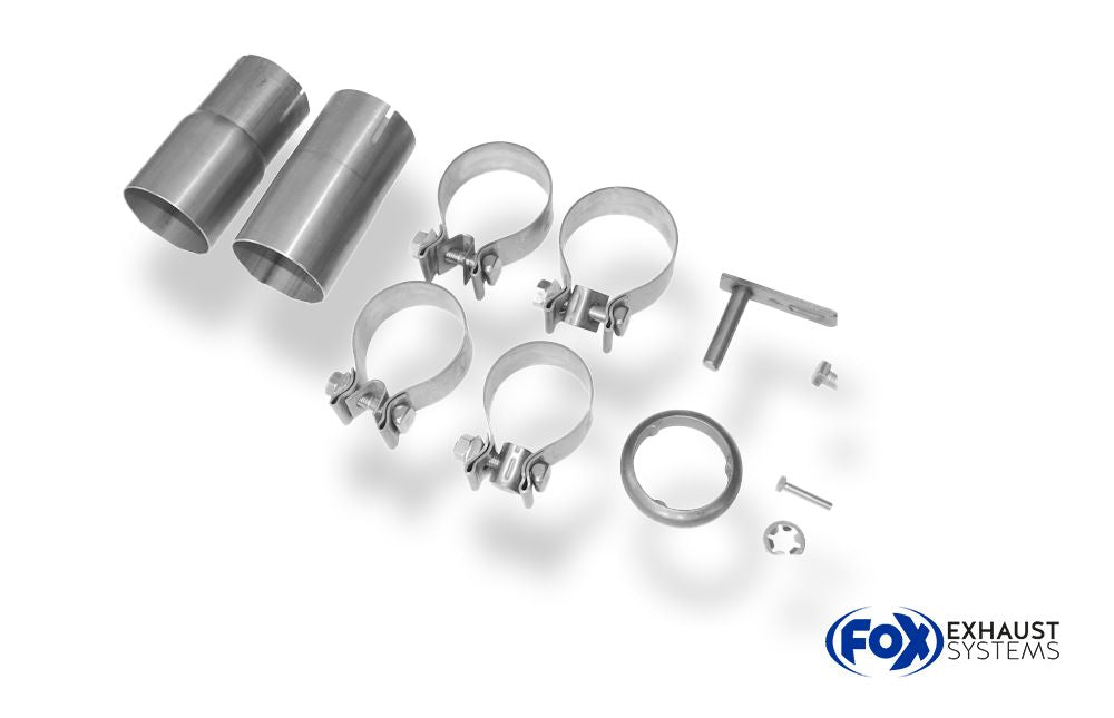 VW Golf V GTI Edition 30 Endschalldämpfer 2x76 Typ 17