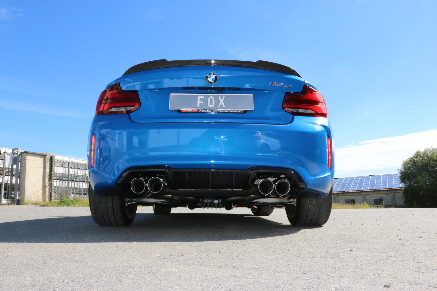 BMW F87 M2 Competition + CS Endschalldämpfer quer Ausgang rechts/links 2x90mm Typ 25