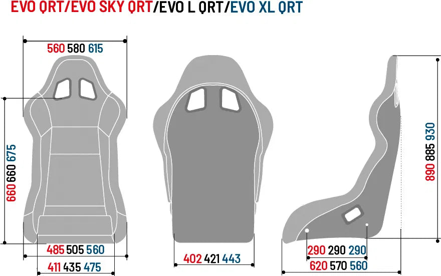 Sparco Rennsitz EVO XL QRT (Carbon-Schale)