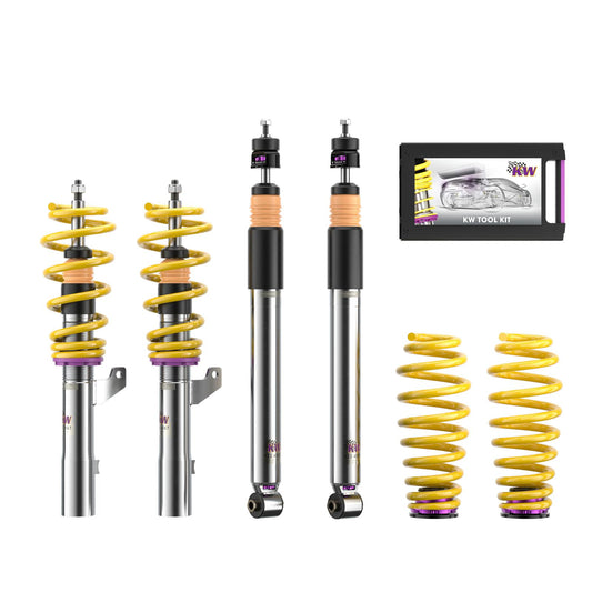 KW Gewindefahrwerk V3 inox BMW E36 Coupe / Limousine / Touring