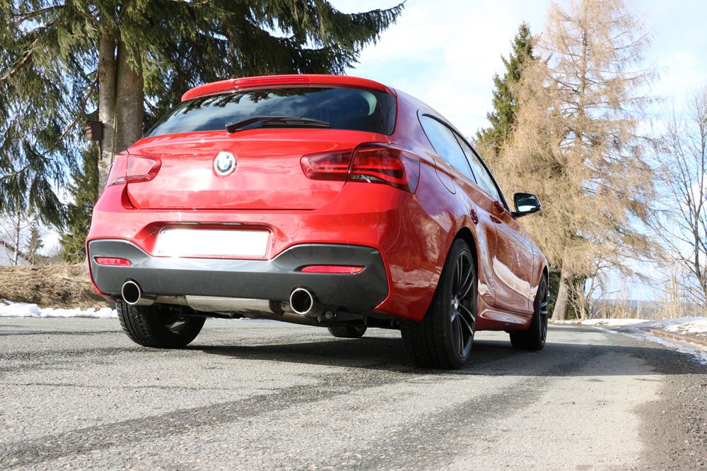 BMW F20/F21 - M135i Endschalldämpfer quer Ausgang rechts/links - 1x100 Typ 16