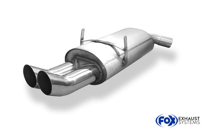 BMW E36 318is  Endschalldämpfer Ø63,5 - 2x90 Typ 13
