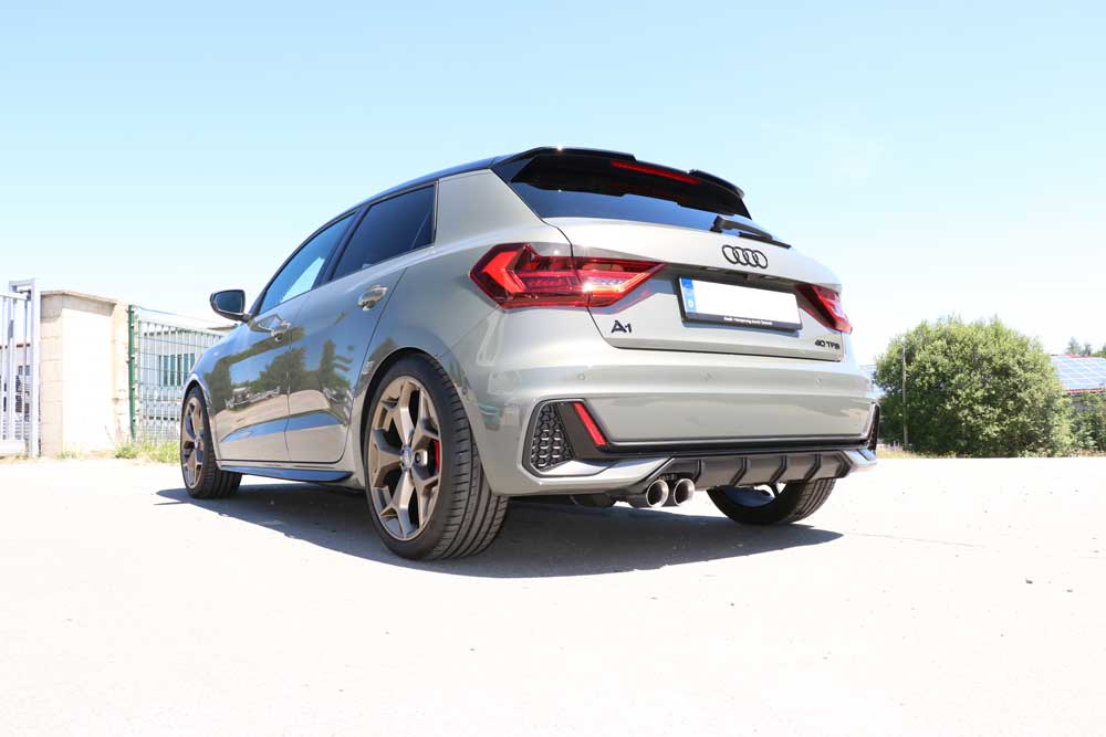 Audi A1 30TFSI Endschalldämpfer  2x76 Typ 25