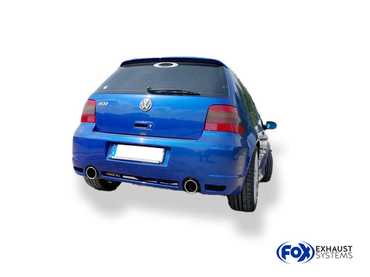 VW Golf IV R32 Endschalldämpfer 1x100 Typ 16 Rechts / Links
